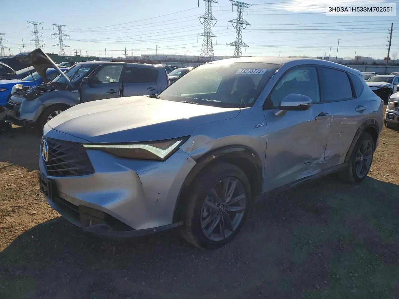 2025 Acura Adx A-Spec VIN: 3HDSA1H53SM702551 Lot: 78213715