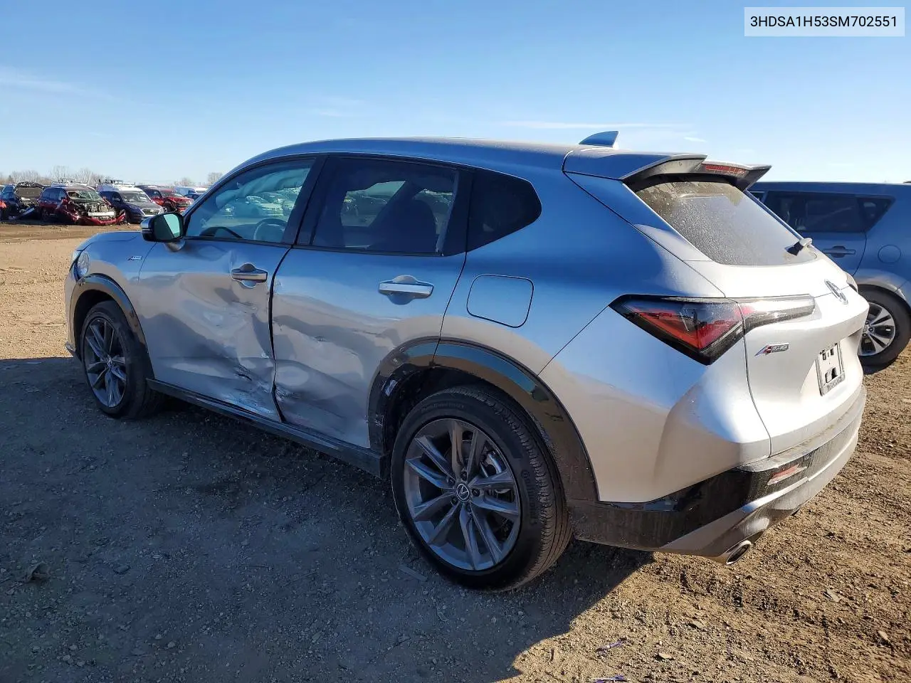 2025 Acura Adx A-Spec VIN: 3HDSA1H53SM702551 Lot: 78213715
