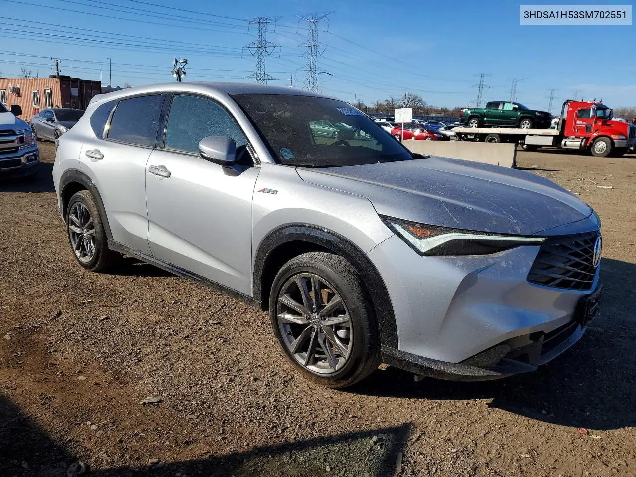 2025 Acura Adx A-Spec VIN: 3HDSA1H53SM702551 Lot: 78213715