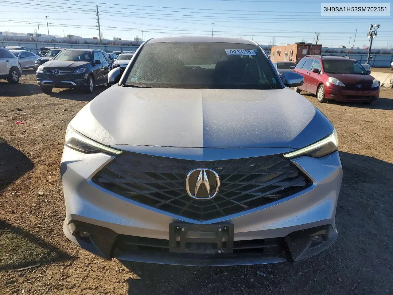 2025 Acura Adx A-Spec VIN: 3HDSA1H53SM702551 Lot: 78213715