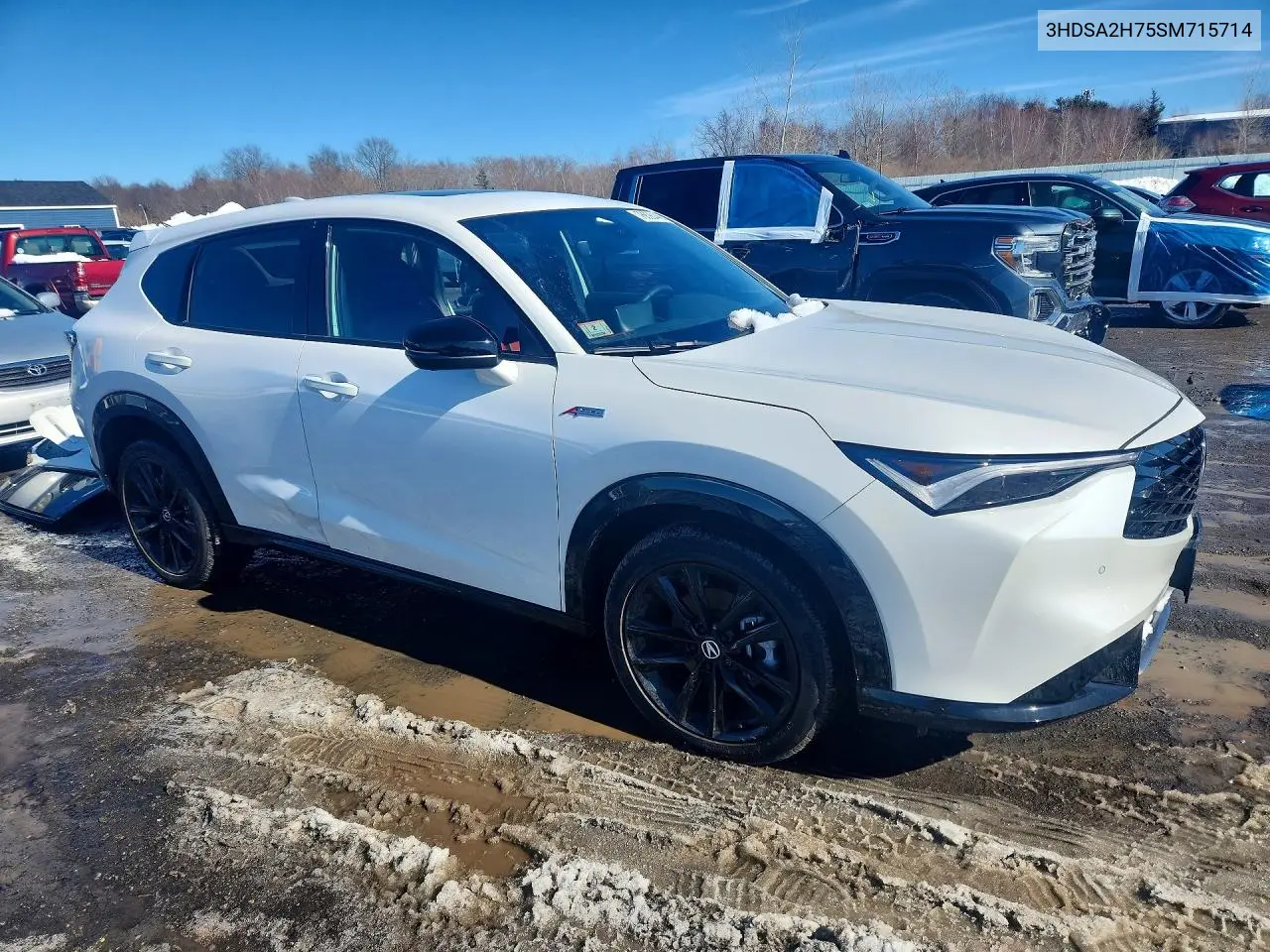 2025 Acura Adx A-Spec Advance VIN: 3HDSA2H75SM715714 Lot: 78898445