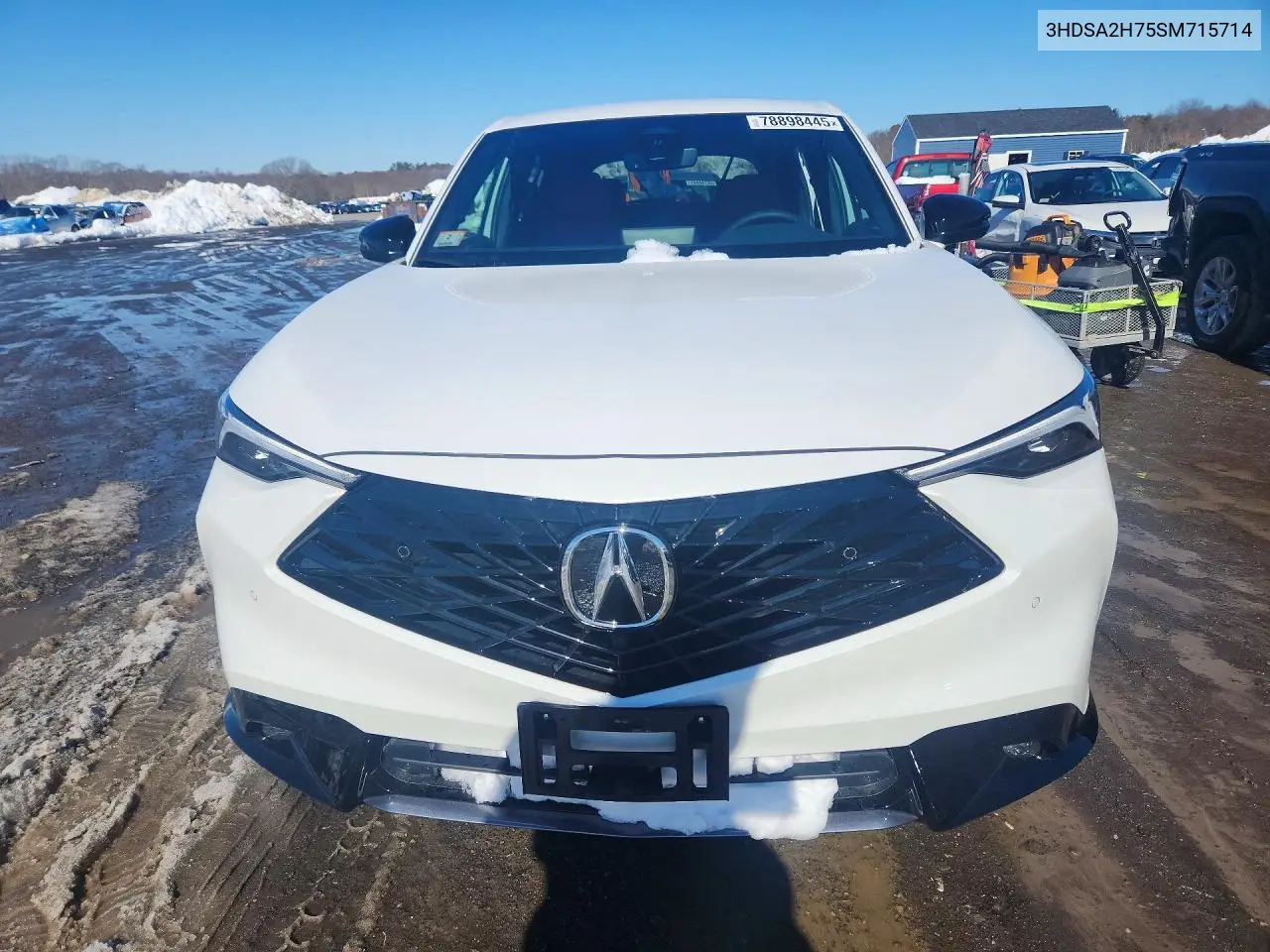 2025 Acura Adx A-Spec Advance VIN: 3HDSA2H75SM715714 Lot: 78898445