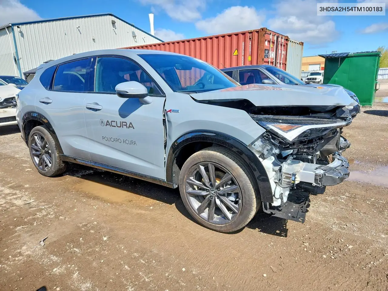 2026 Acura Adx A-Spec VIN: 3HDSA2H54TM100183 Lot: 54147126