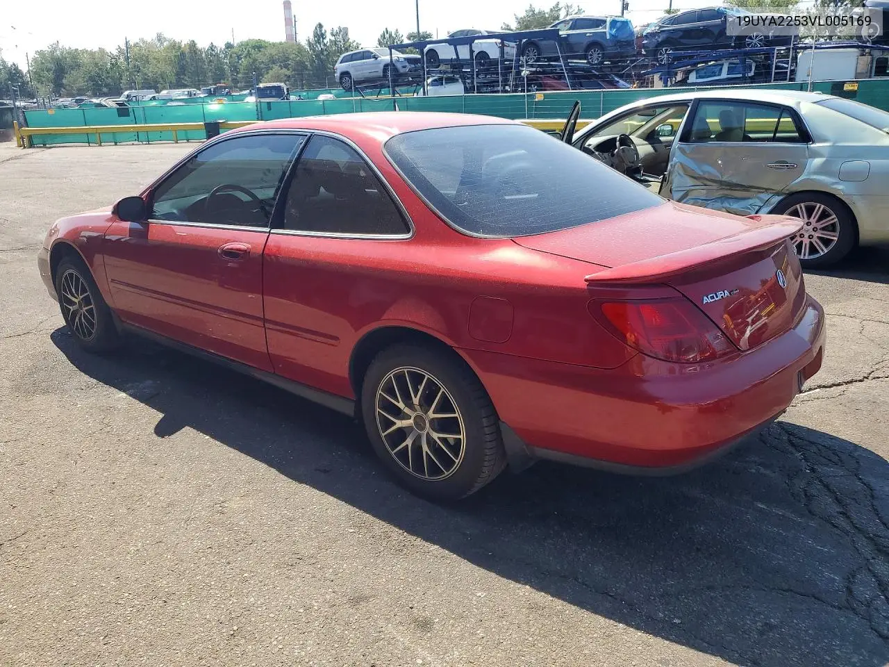 1997 Acura 3.0Cl VIN: 19UYA2253VL005169 Lot: 62064316