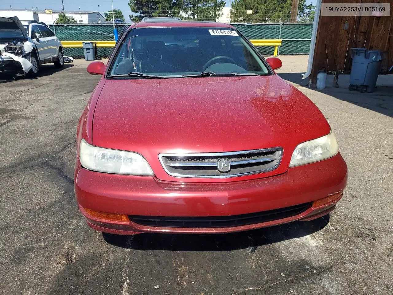 1997 Acura 3.0Cl VIN: 19UYA2253VL005169 Lot: 62064316