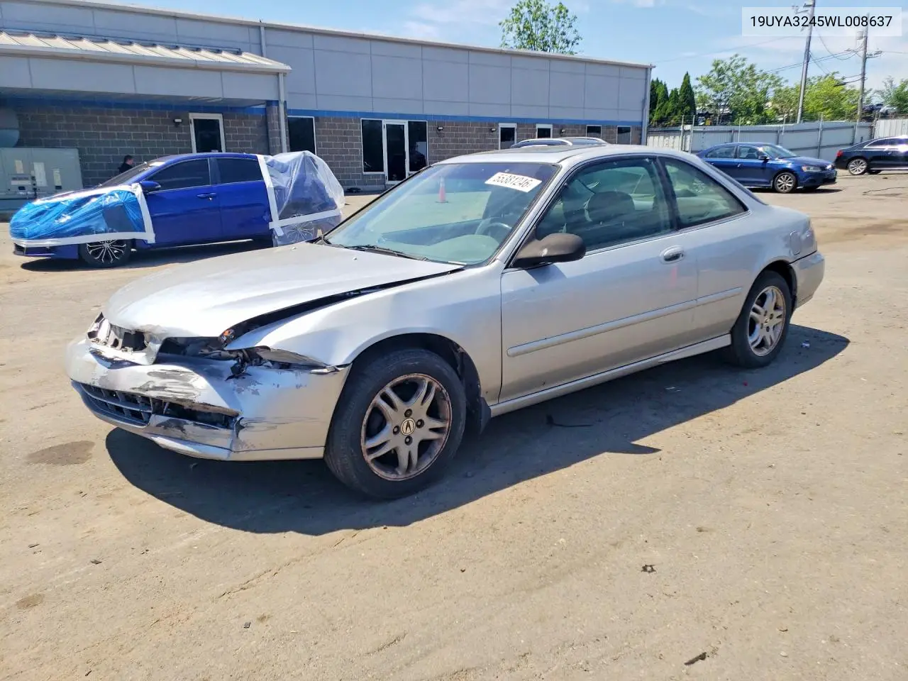 1998 Acura 2.3Cl VIN: 19UYA3245WL008637 Lot: 55381246