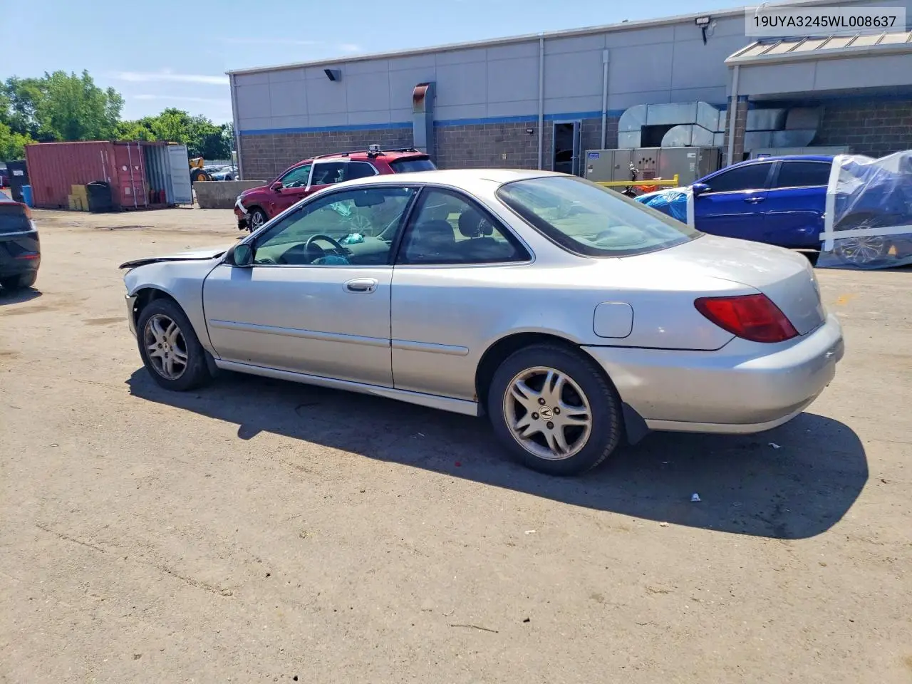 1998 Acura 2.3Cl VIN: 19UYA3245WL008637 Lot: 55381246