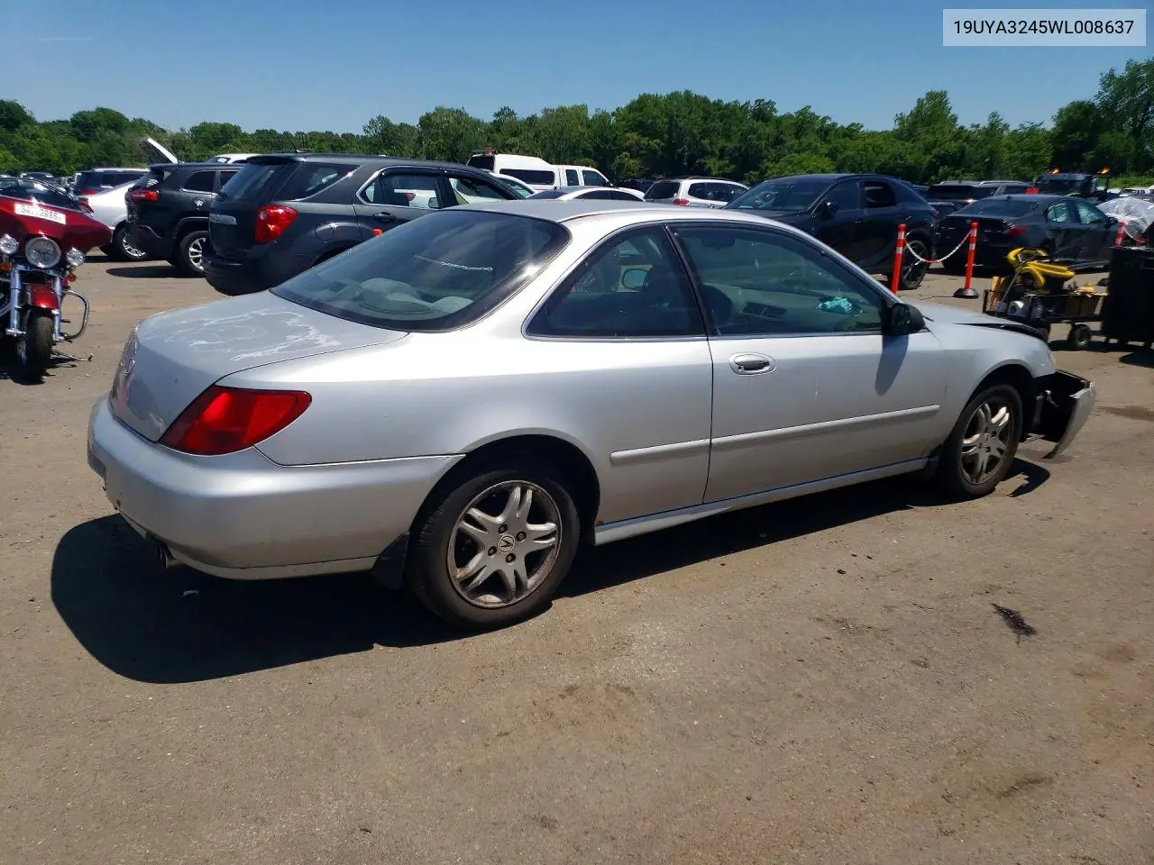 1998 Acura 2.3Cl VIN: 19UYA3245WL008637 Lot: 55381246