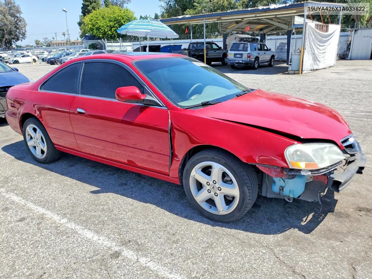 2001 Acura 3.2Cl Type-S VIN: 19UYA426X1A033822 Lot: 56257396