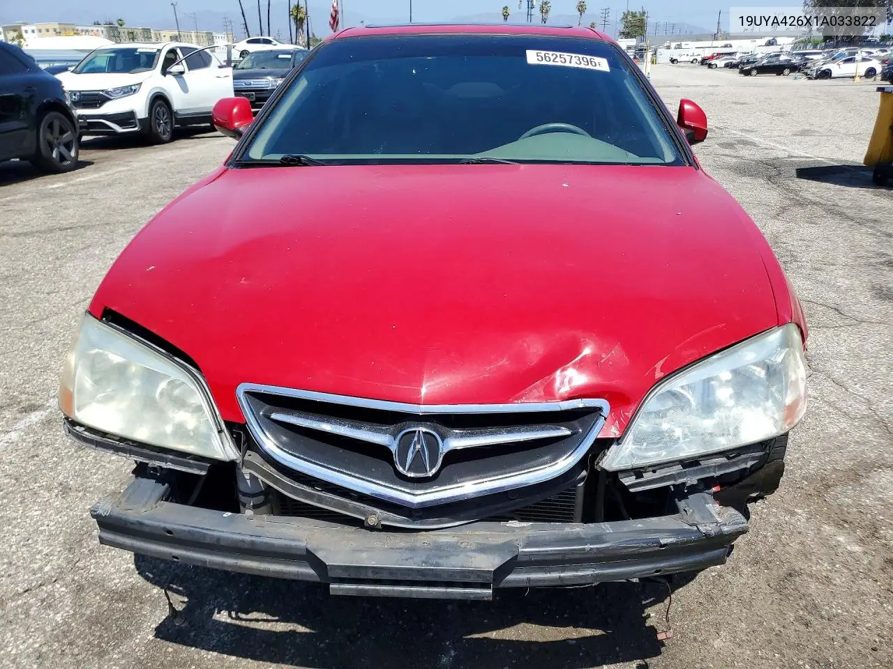 2001 Acura 3.2Cl Type-S VIN: 19UYA426X1A033822 Lot: 56257396
