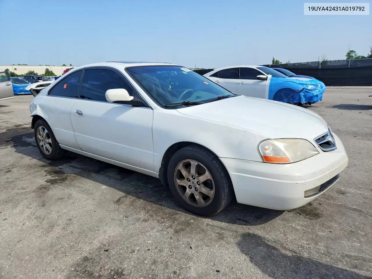 2001 Acura 3.2Cl VIN: 19UYA42431A019792 Lot: 60393576