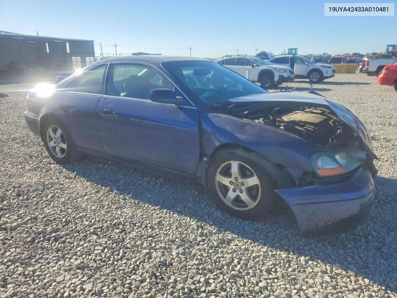 2003 Acura Cl VIN: 19UYA42433A010481 Lot: 46392256
