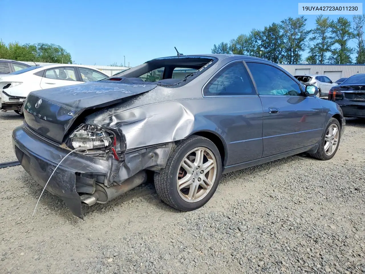 2003 Acura 3.2Cl Type-S VIN: 19UYA42723A011230 Lot: 57770446