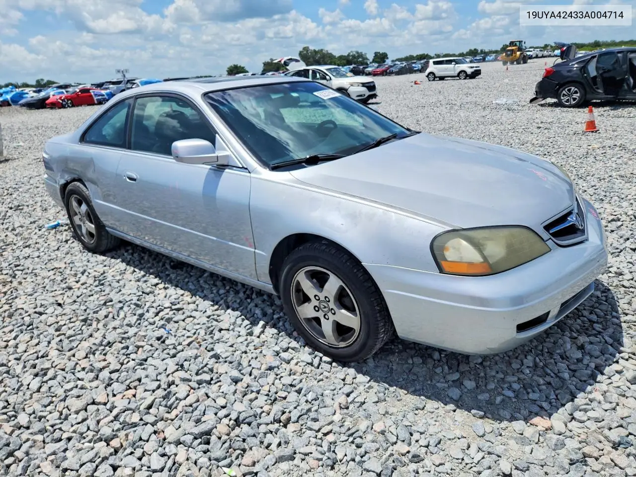 2003 Acura 3.2Cl VIN: 19UYA42433A004714 Lot: 62257656