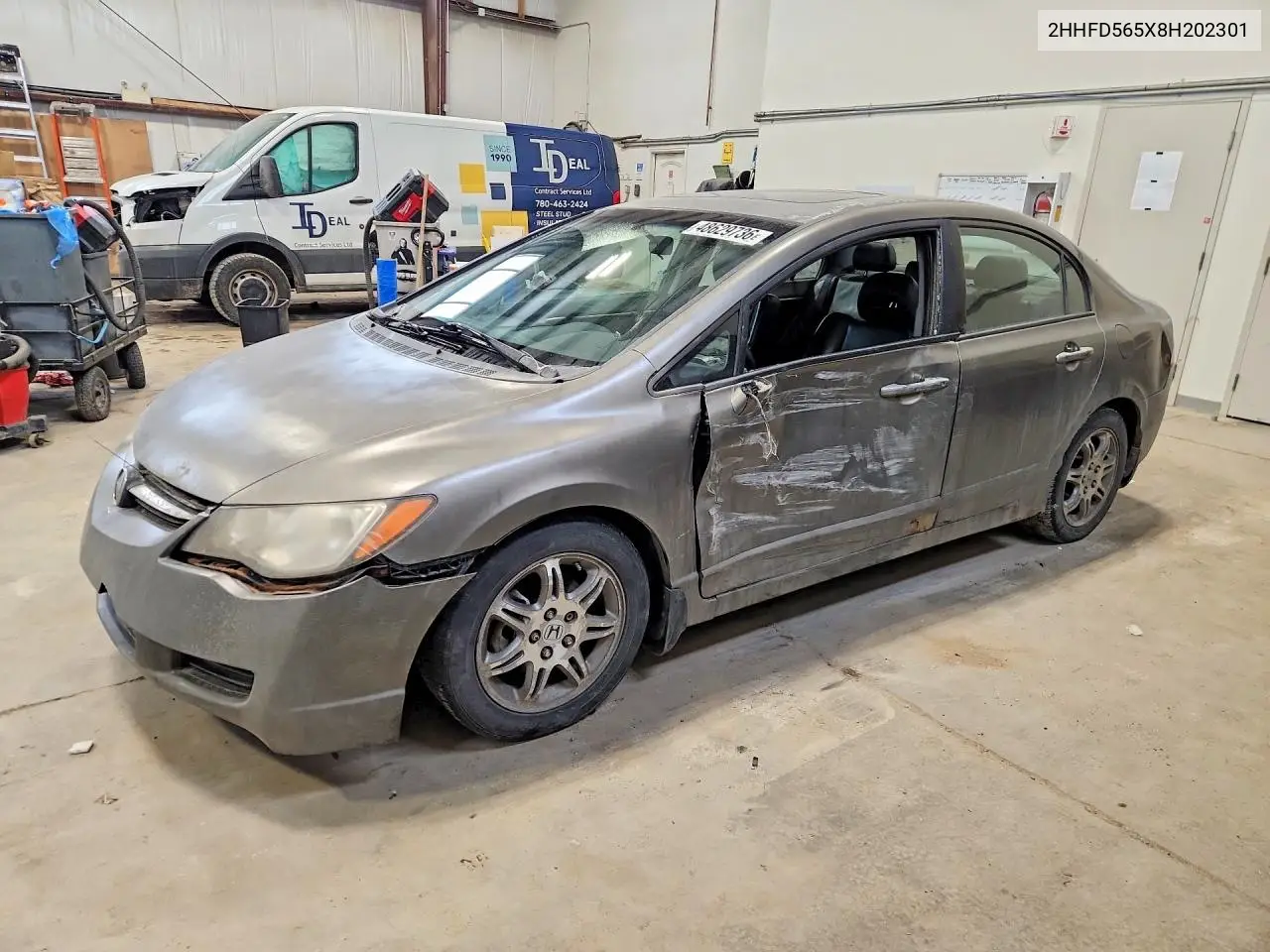 2008 Acura Csx VIN: 2HHFD565X8H202301 Lot: 48629736