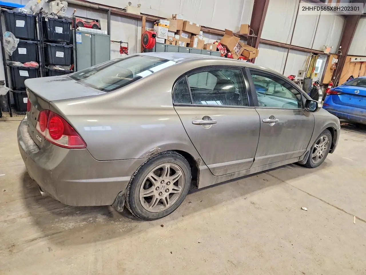 2008 Acura Csx VIN: 2HHFD565X8H202301 Lot: 48629736
