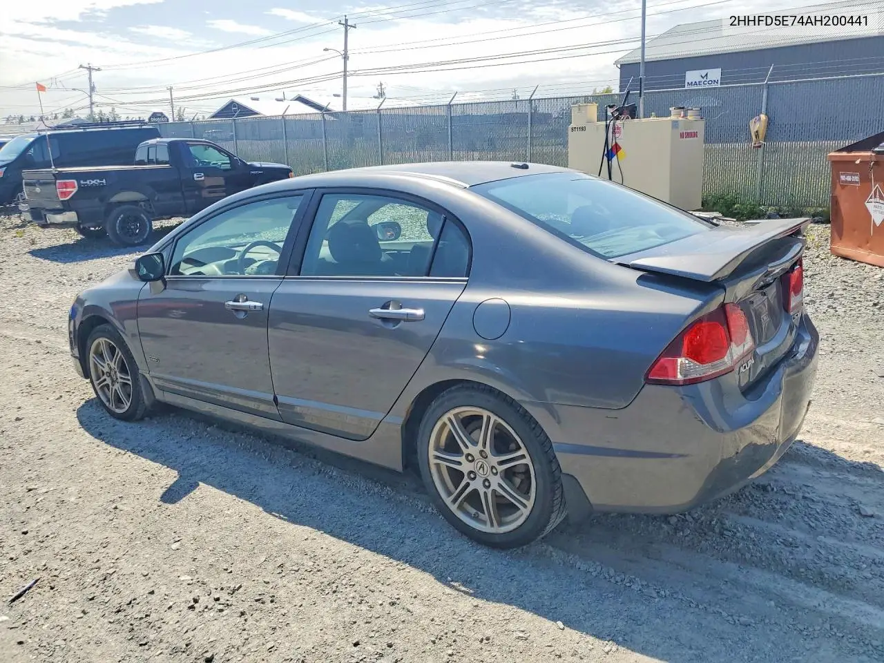 2010 Acura Csx Technology VIN: 2HHFD5E74AH200441 Lot: 60598106