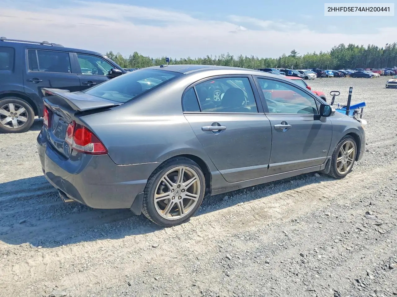 2010 Acura Csx Technology VIN: 2HHFD5E74AH200441 Lot: 60598106