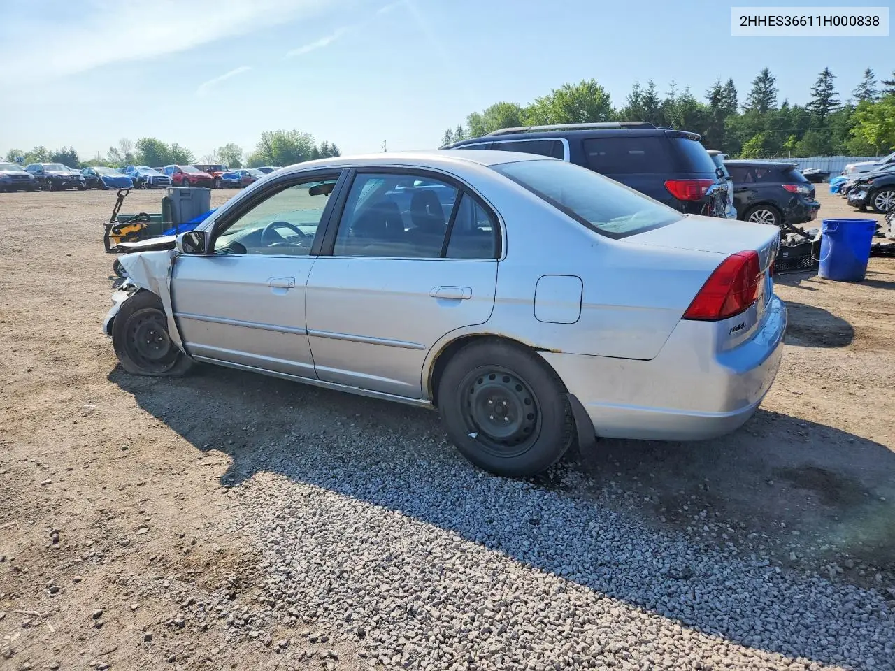 2001 Acura 1.7El Touring VIN: 2HHES36611H000838 Lot: 60123536