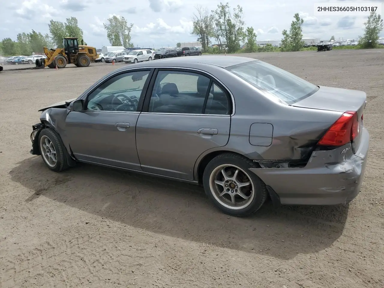2005 Acura 1.7El Touring VIN: 2HHES36605H103187 Lot: 61727546