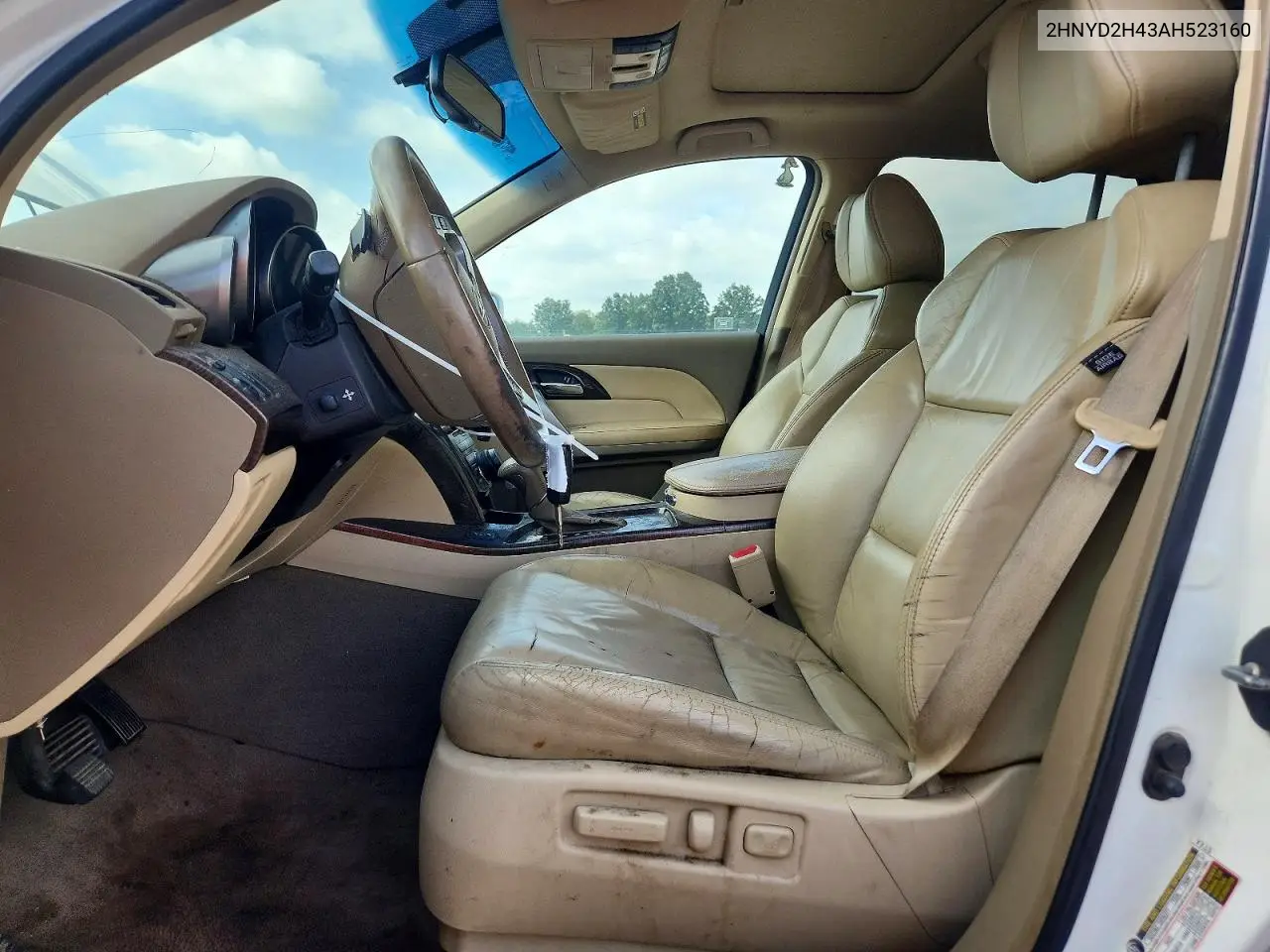 2010 Acura 1.7El VIN: 2HNYD2H43AH523160 Lot: 58954576