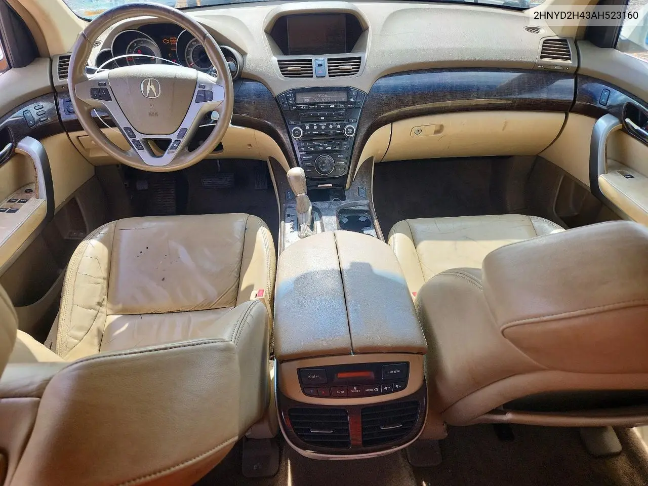 2010 Acura 1.7El VIN: 2HNYD2H43AH523160 Lot: 58954576