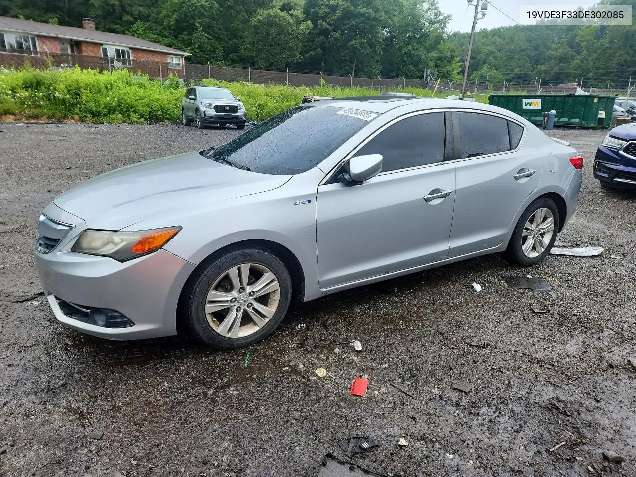 2013 Acura Ilx Hybrid VIN: 19VDE3F33DE302085 Lot: 85634885
