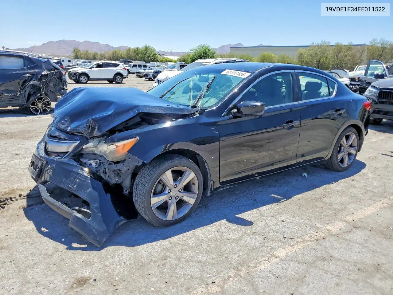 2014 Acura Ilx 20 VIN: 19VDE1F34EE011522 Lot: 60197486