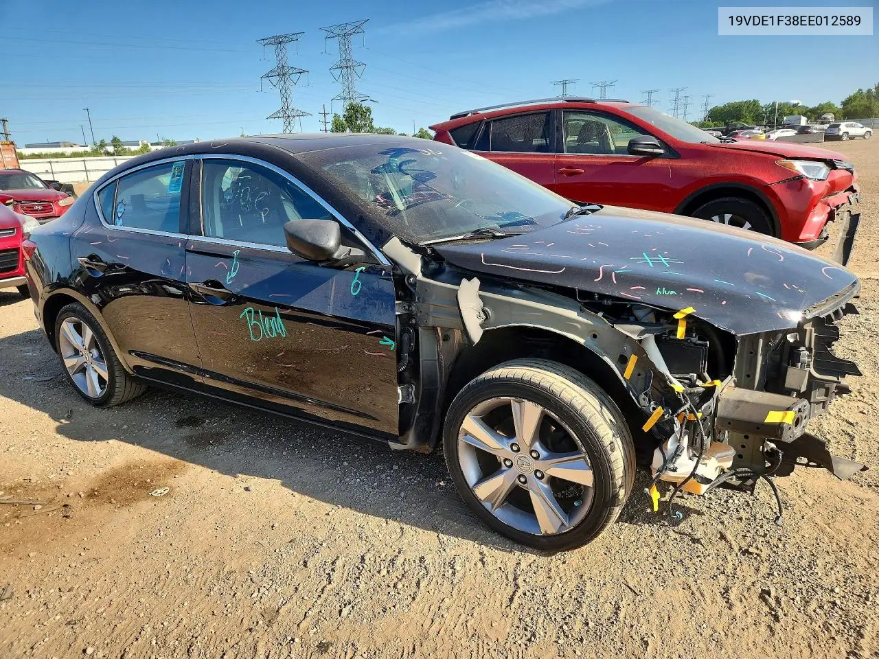 2014 Acura Ilx 20 VIN: 19VDE1F38EE012589 Lot: 62019636