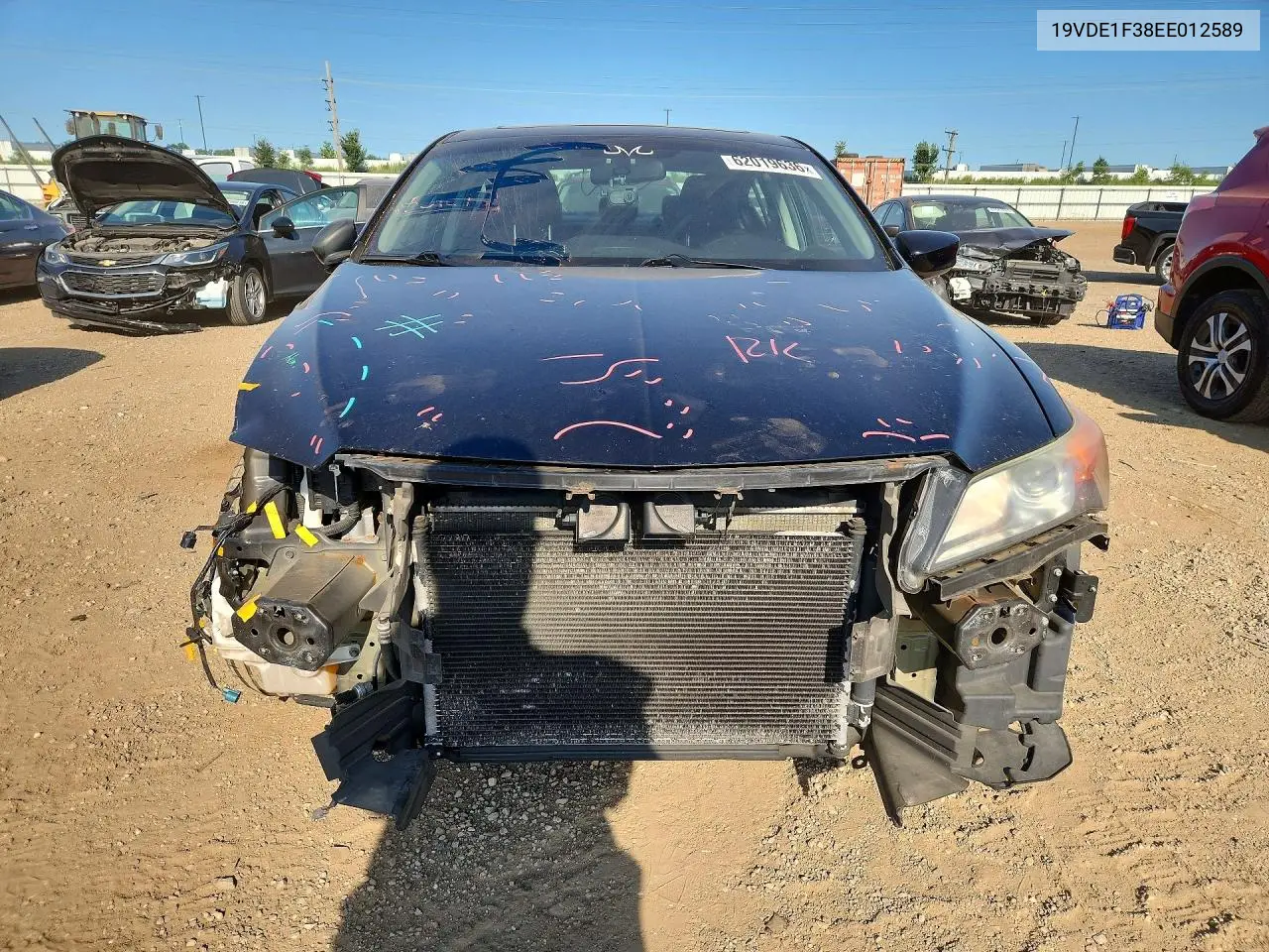 2014 Acura Ilx 20 VIN: 19VDE1F38EE012589 Lot: 62019636