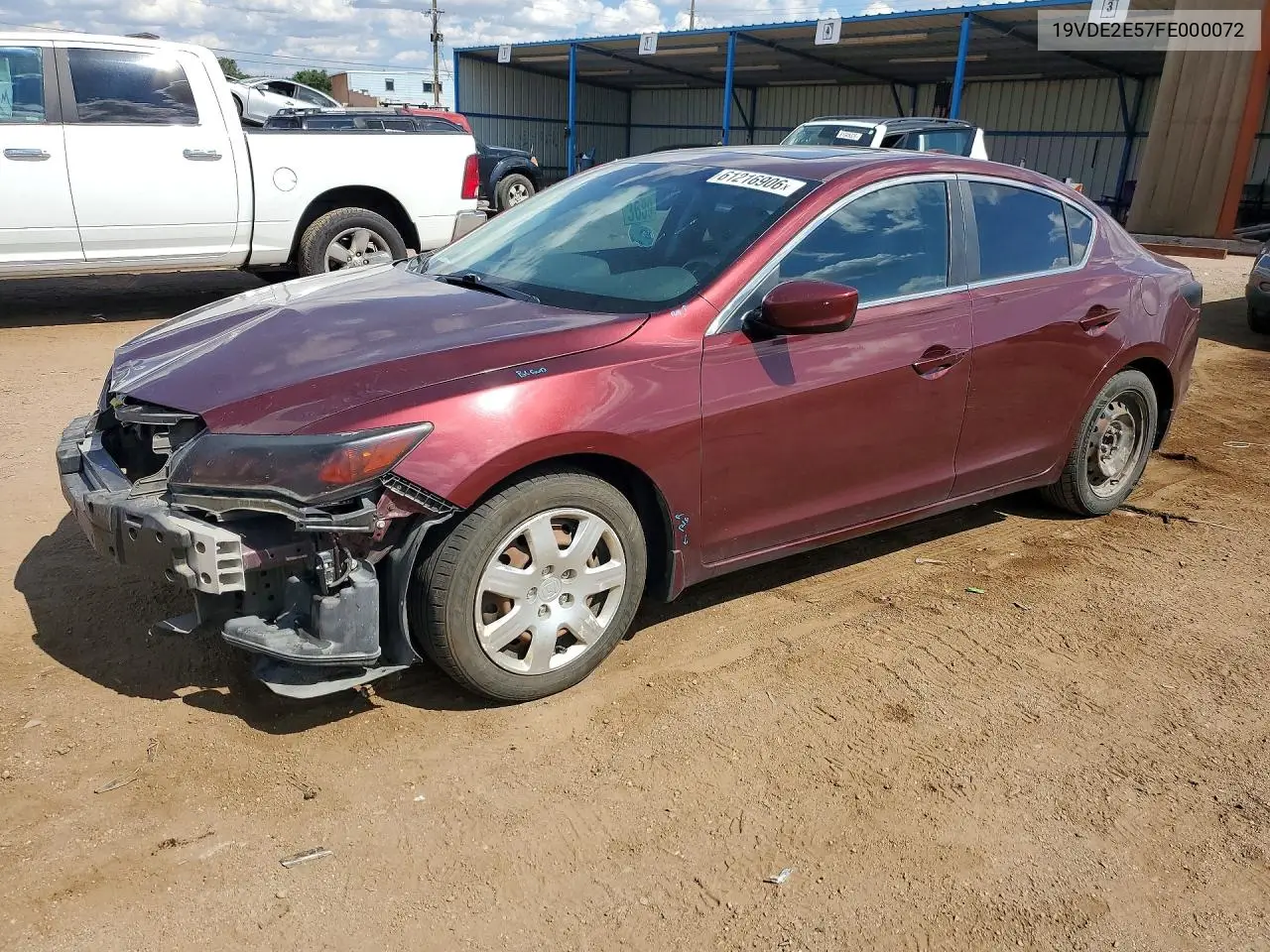 2015 Acura Ilx 24 Premium VIN: 19VDE2E57FE000072 Lot: 61216906