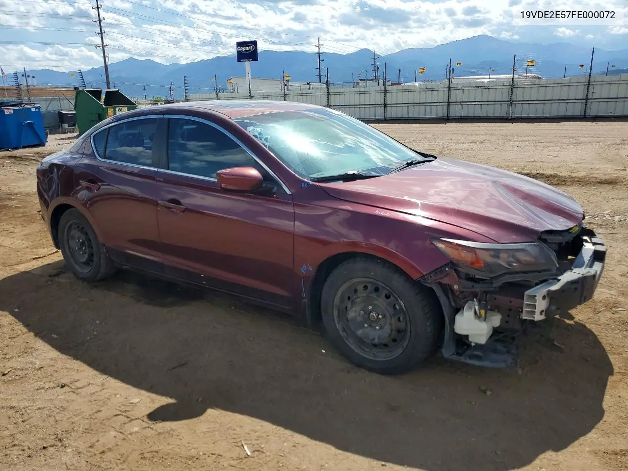 2015 Acura Ilx 24 Premium VIN: 19VDE2E57FE000072 Lot: 61216906