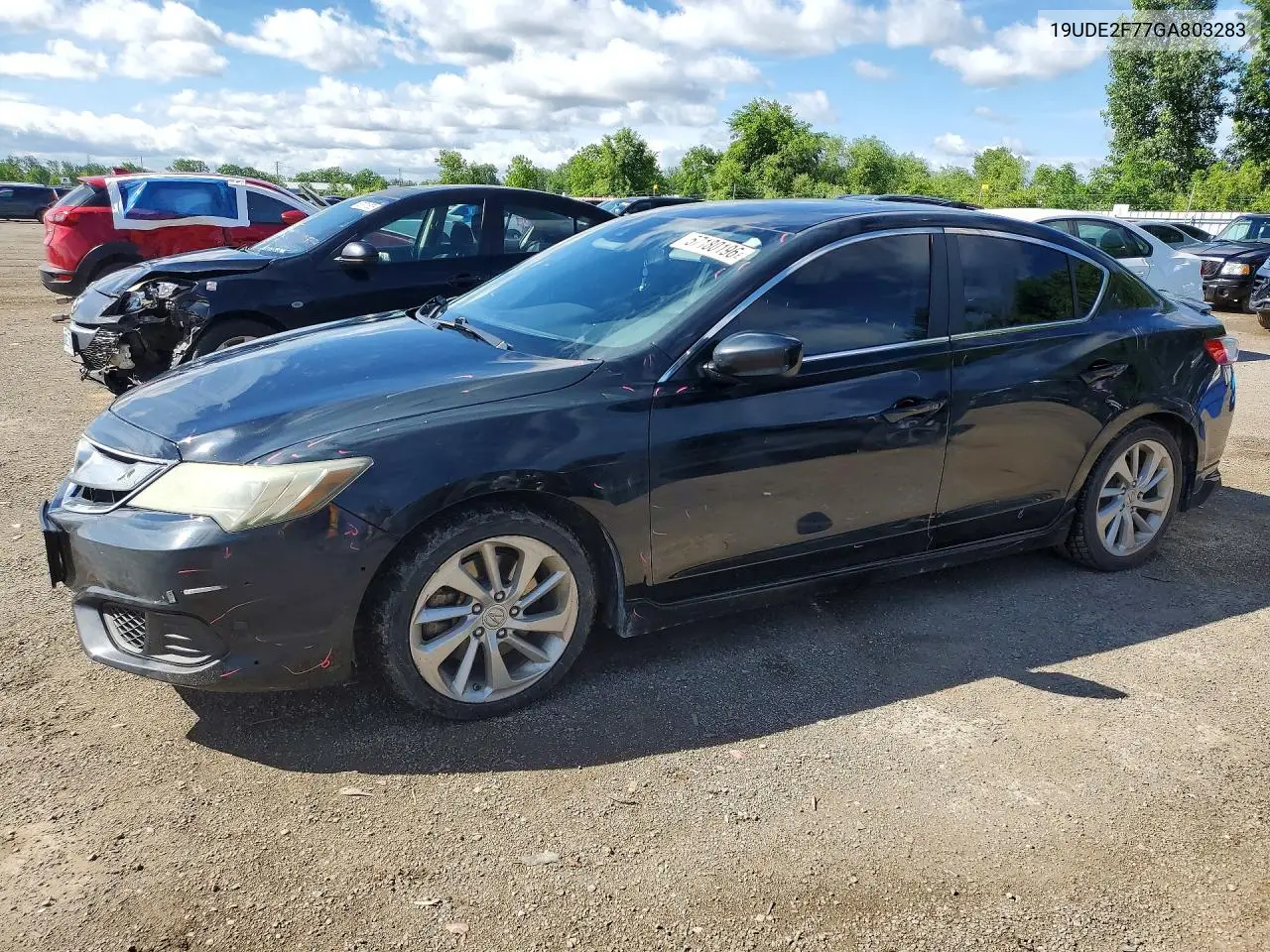 2016 Acura Ilx Premium VIN: 19UDE2F77GA803283 Lot: 57180196