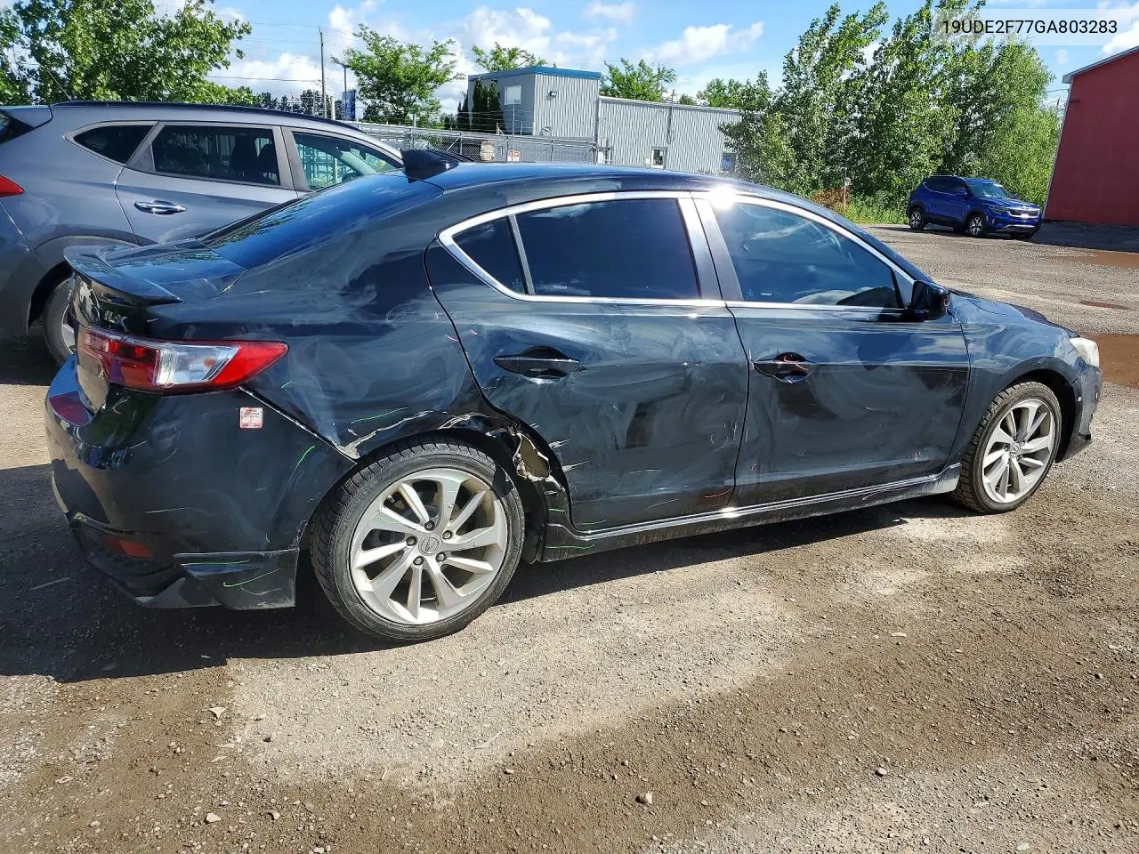 2016 Acura Ilx Premium VIN: 19UDE2F77GA803283 Lot: 57180196