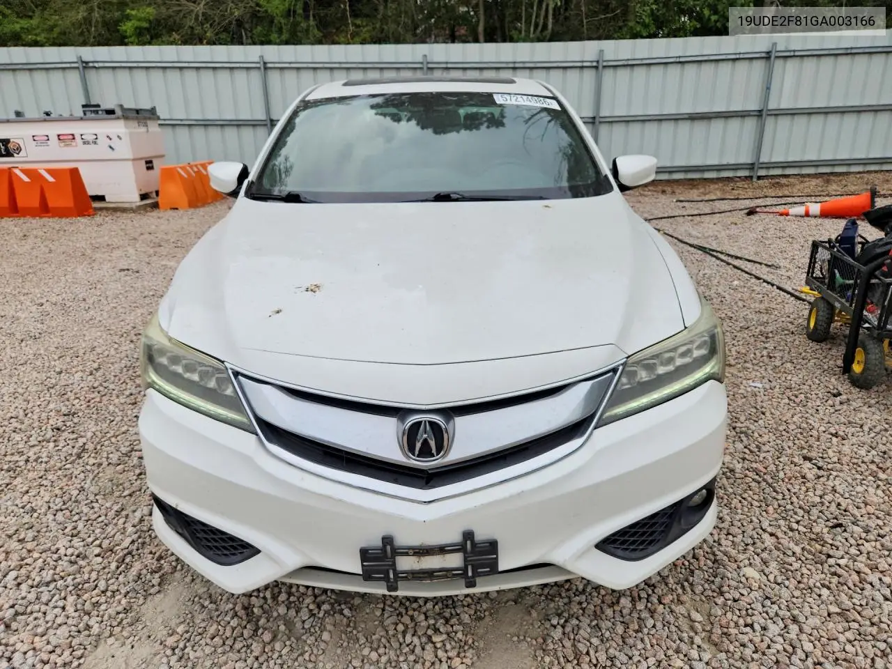 2016 Acura Ilx Premium VIN: 19UDE2F81GA003166 Lot: 57214986