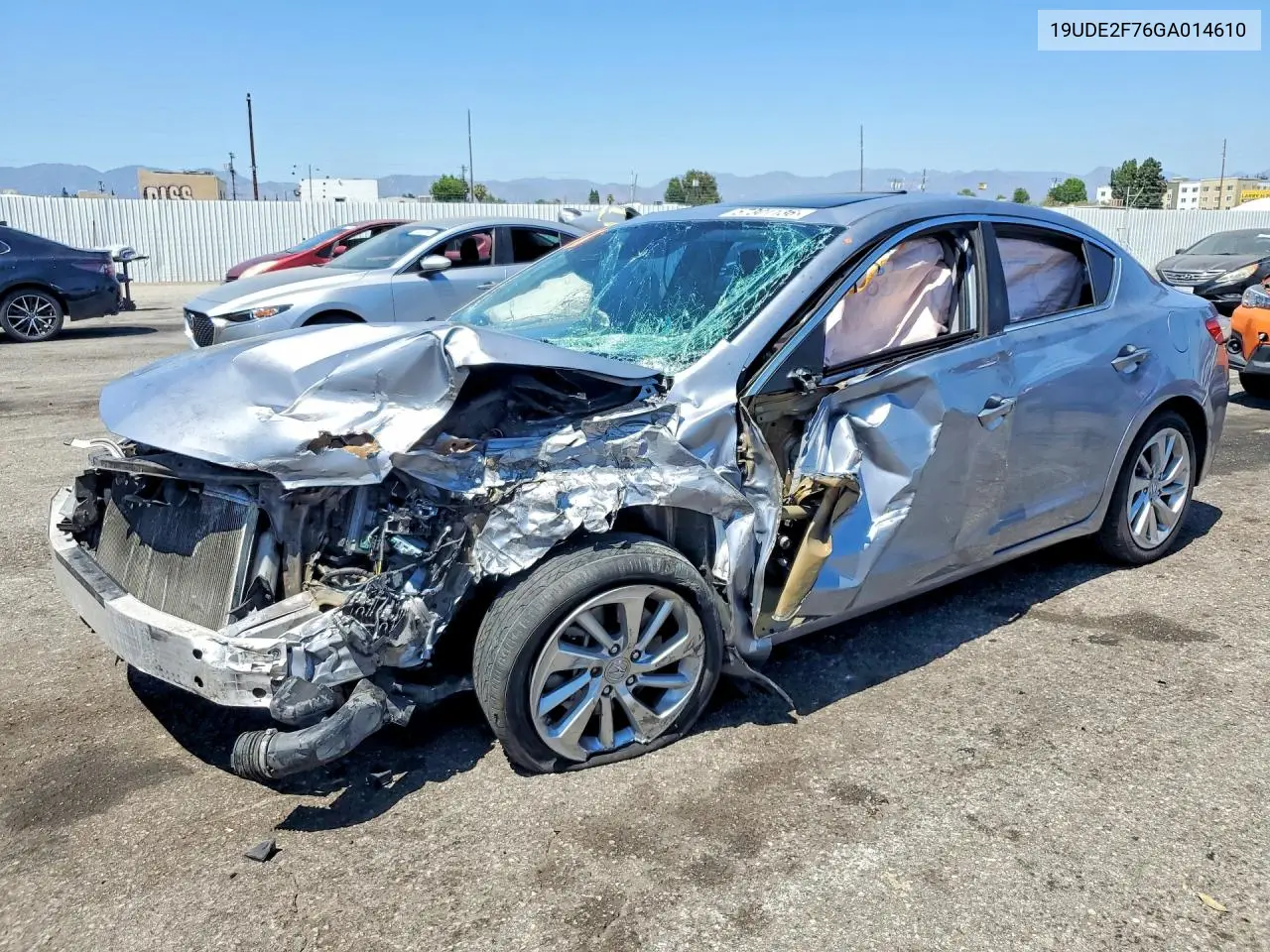 2016 Acura Ilx Premium VIN: 19UDE2F76GA014610 Lot: 57301136