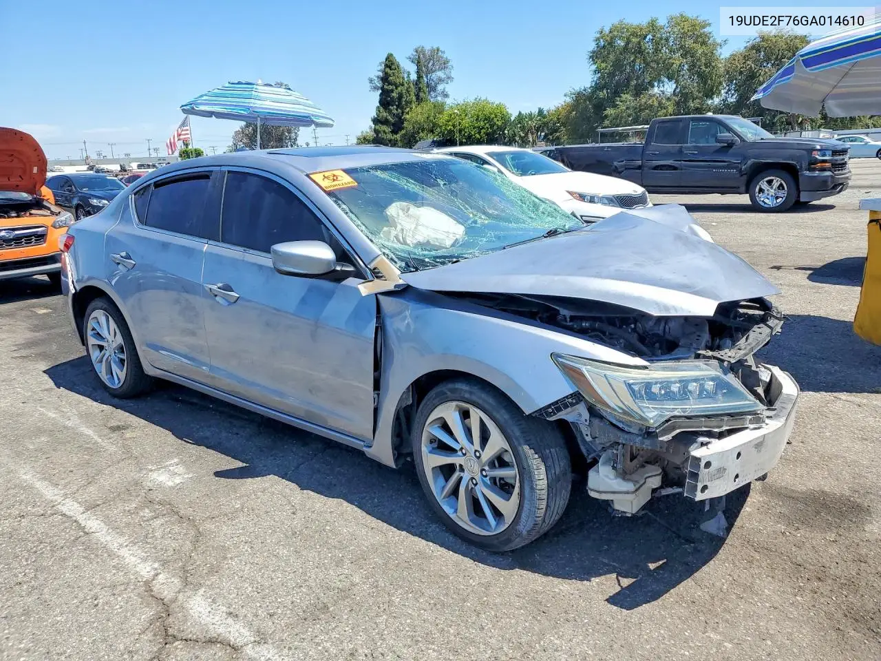 2016 Acura Ilx Premium VIN: 19UDE2F76GA014610 Lot: 57301136