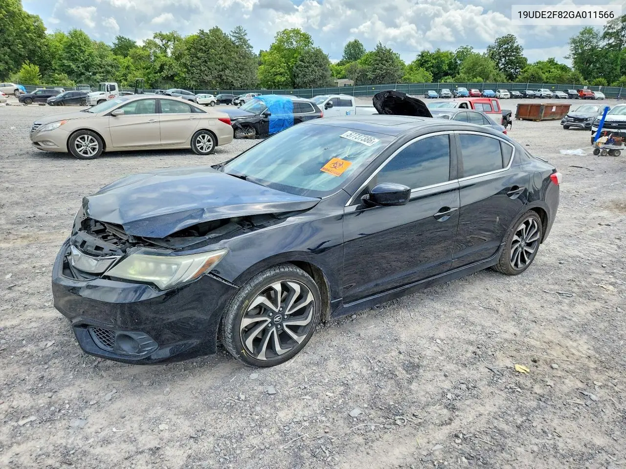 2016 Acura Ilx Premium VIN: 19UDE2F82GA011566 Lot: 57737386