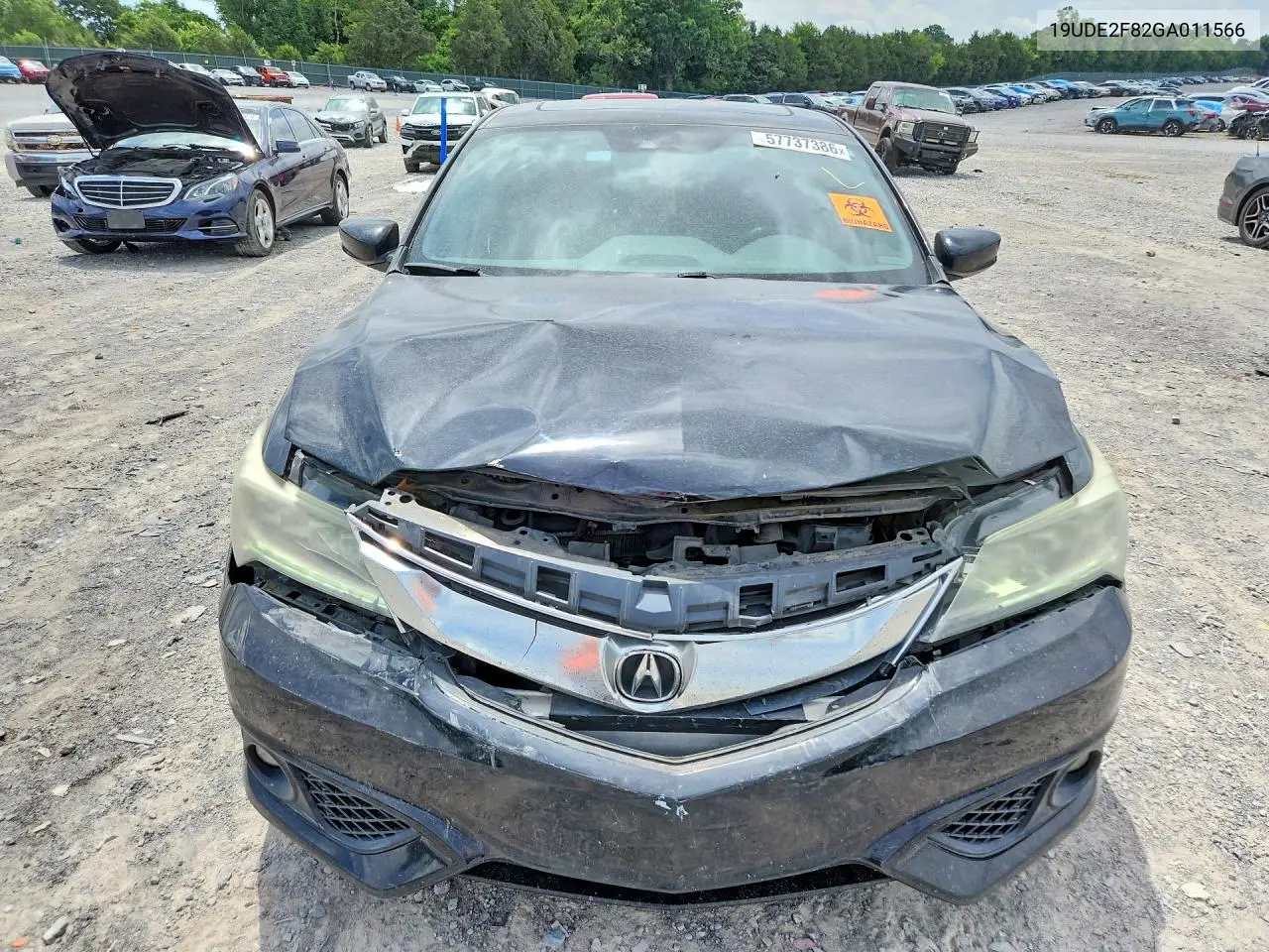 2016 Acura Ilx Premium VIN: 19UDE2F82GA011566 Lot: 57737386
