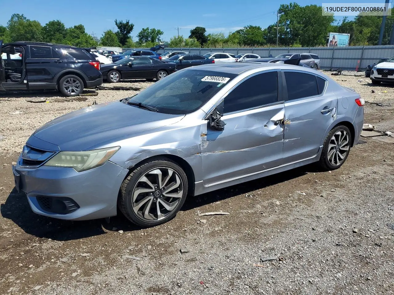 2016 Acura Ilx Premium VIN: 19UDE2F80GA008861 Lot: 57966826