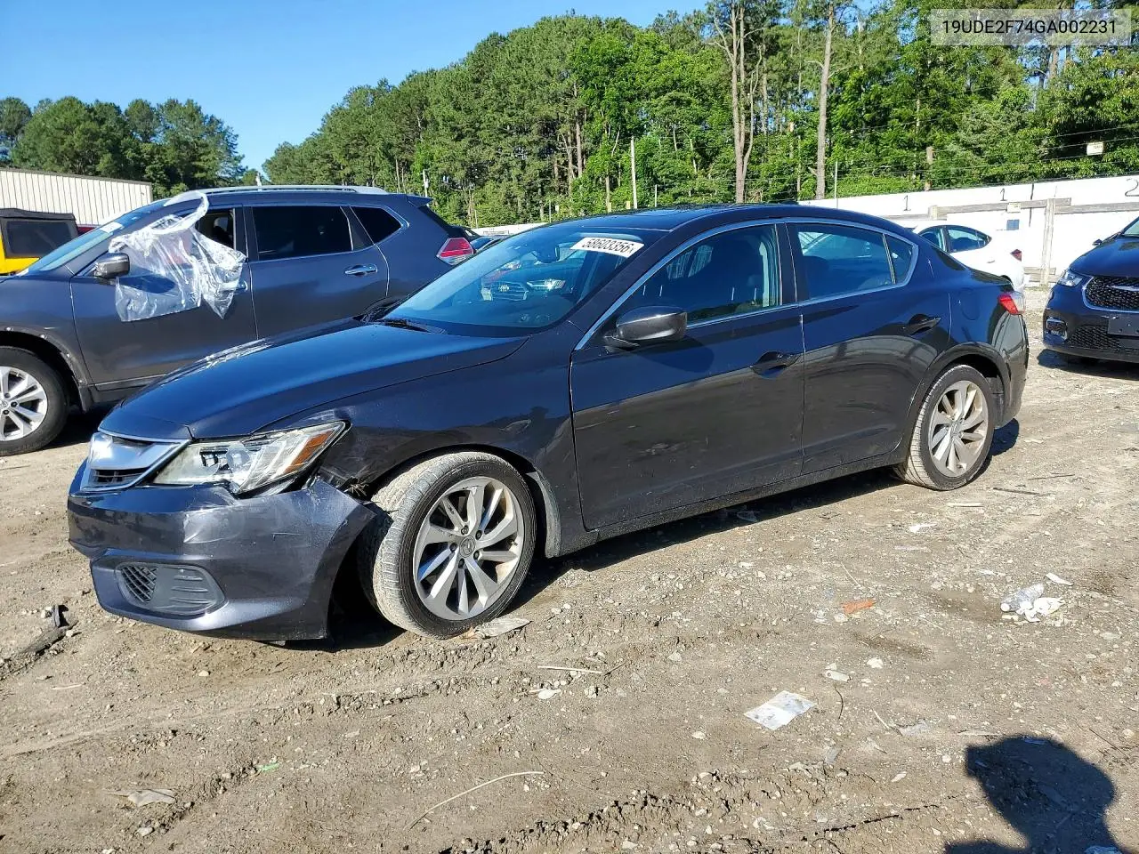 2016 Acura Ilx Premium VIN: 19UDE2F74GA002231 Lot: 58603356