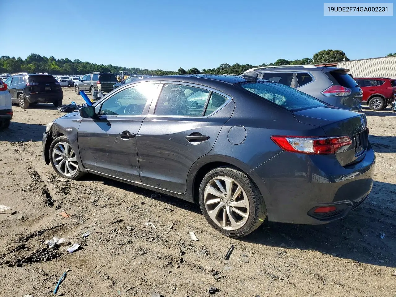 2016 Acura Ilx Premium VIN: 19UDE2F74GA002231 Lot: 58603356