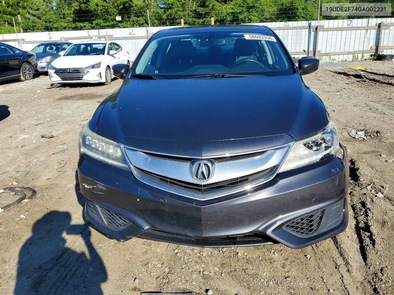 2016 Acura Ilx Premium VIN: 19UDE2F74GA002231 Lot: 58603356