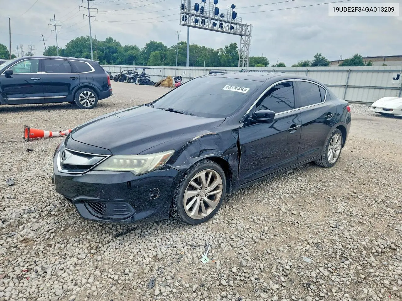 2016 Acura Ilx Base Watch Plus VIN: 19UDE2F34GA013209 Lot: 58706036