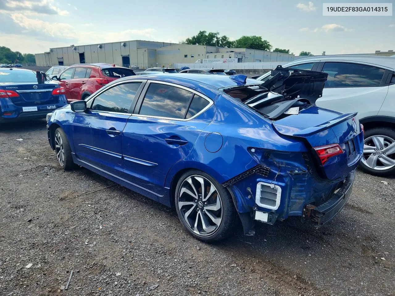2016 Acura Ilx Premium VIN: 19UDE2F83GA014315 Lot: 58722306
