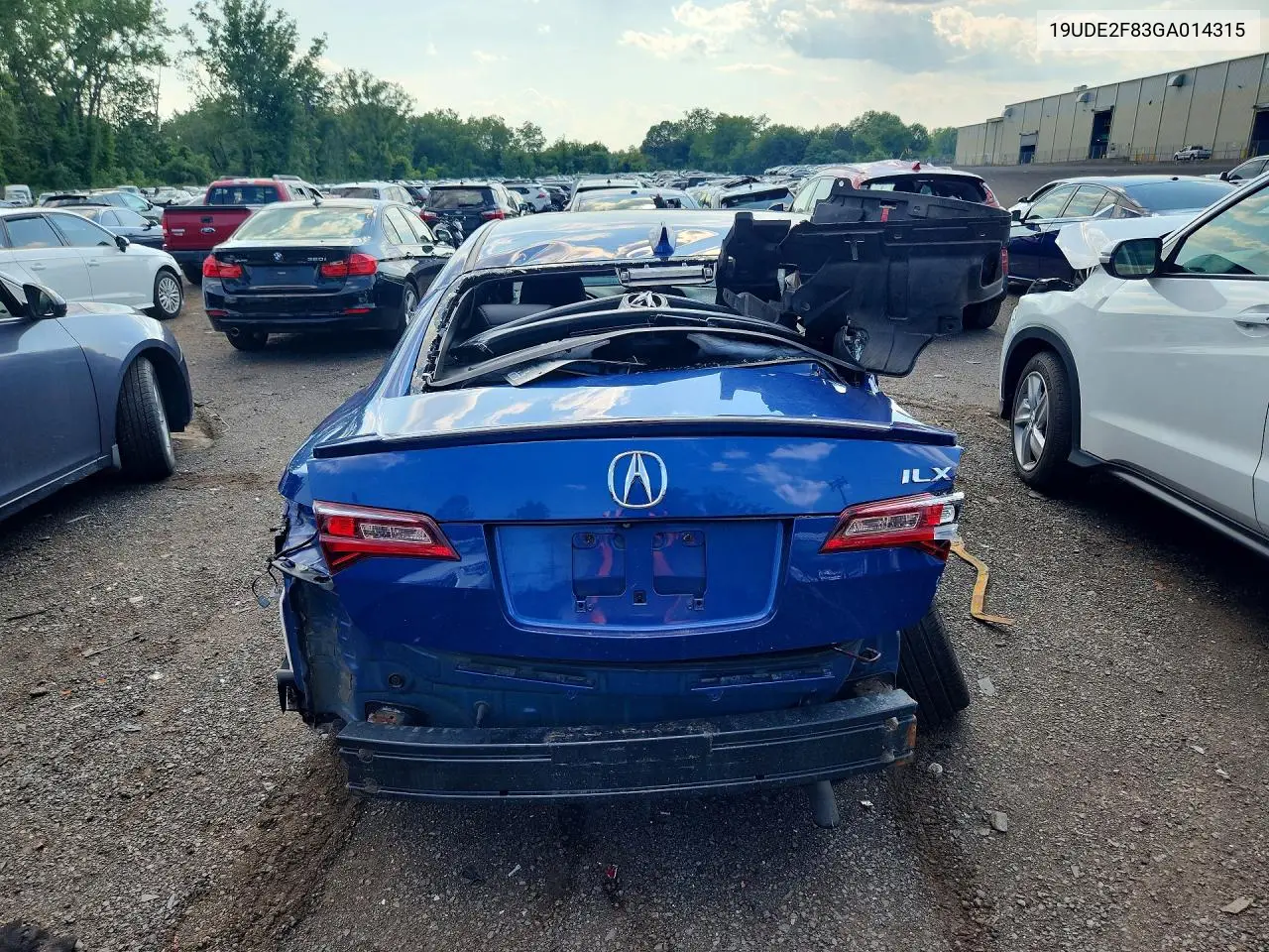 2016 Acura Ilx Premium VIN: 19UDE2F83GA014315 Lot: 58722306