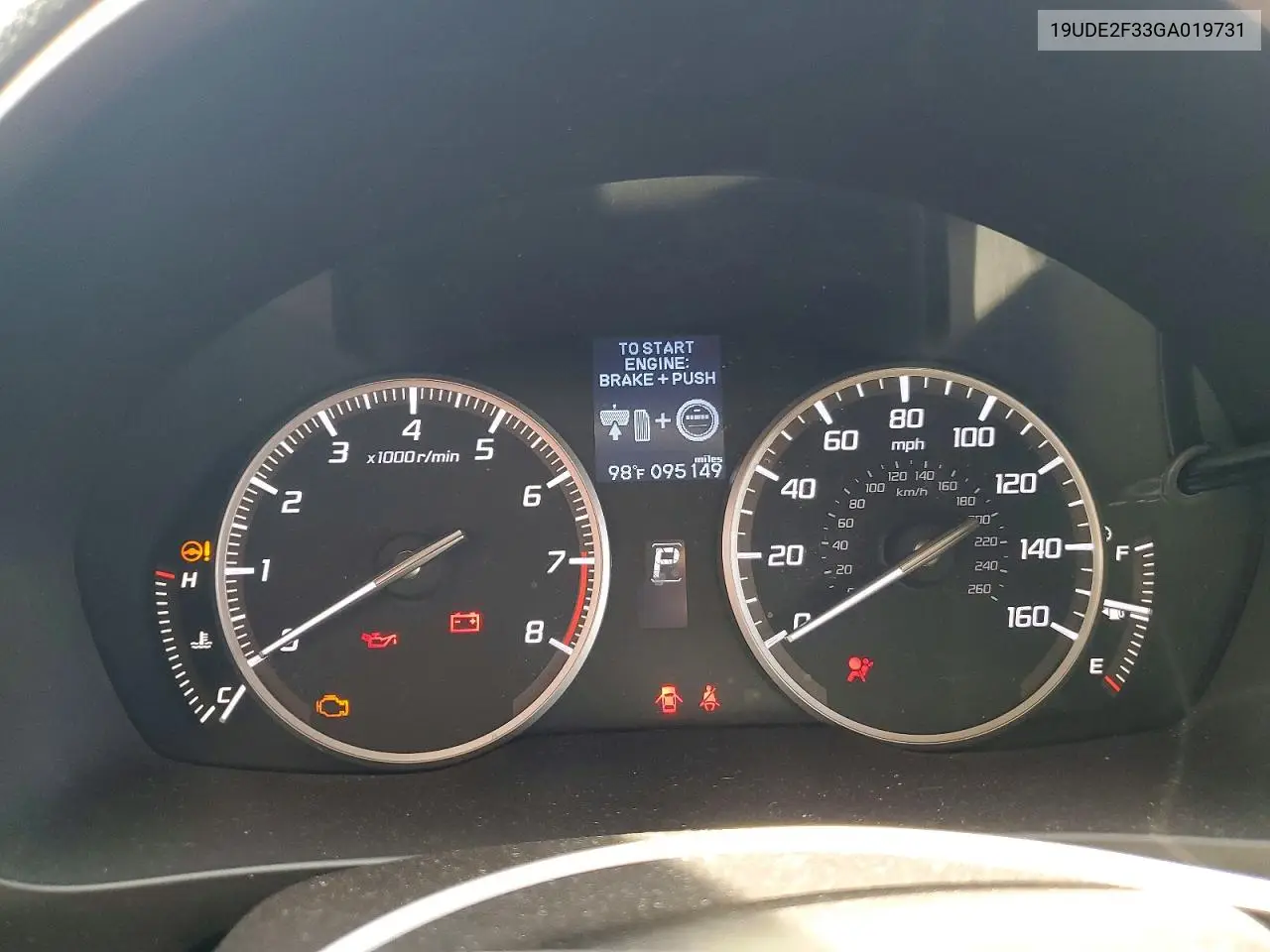 2016 Acura Ilx Base Watch Plus VIN: 19UDE2F33GA019731 Lot: 58837686