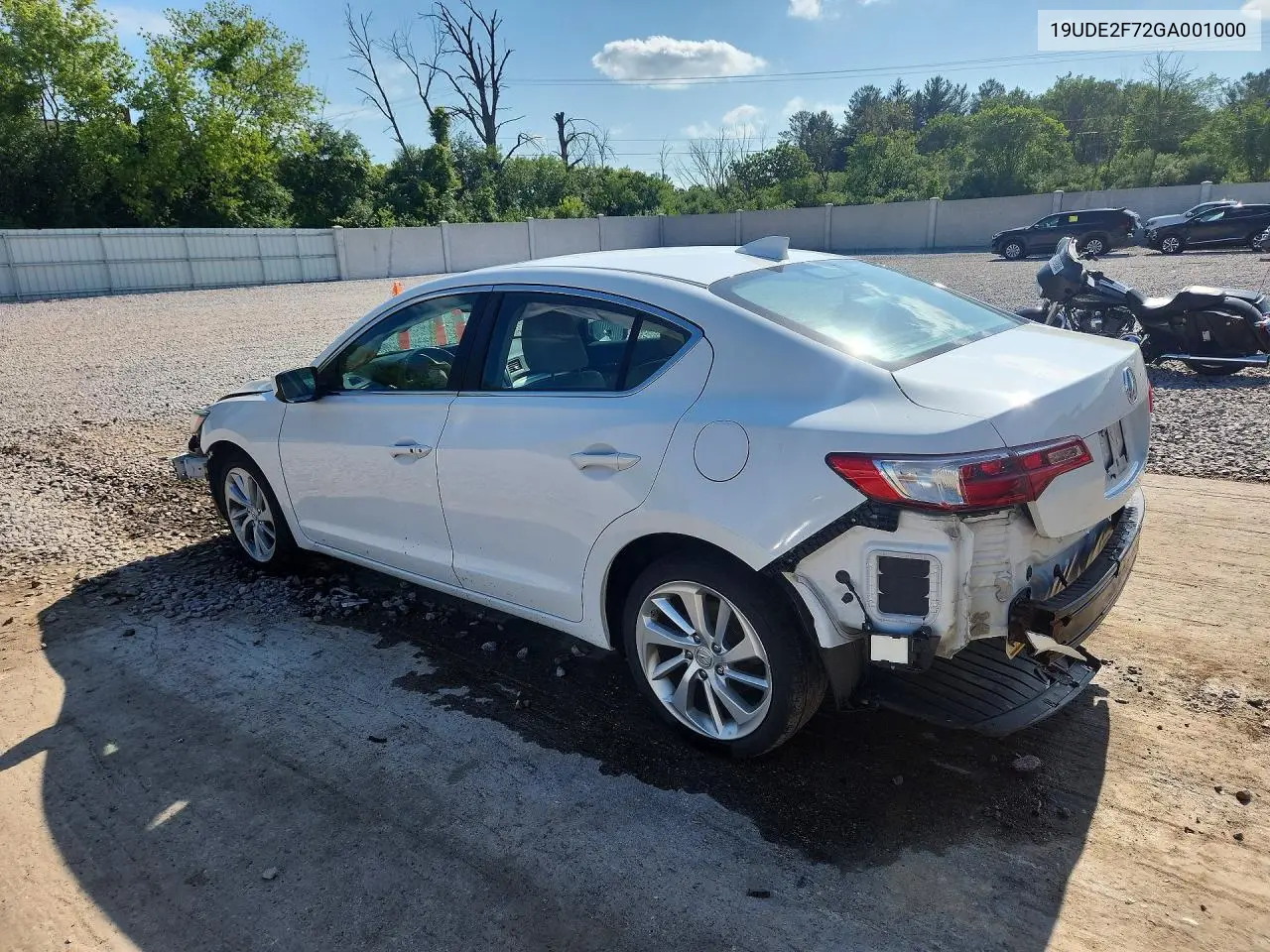 2016 Acura Ilx Premium VIN: 19UDE2F72GA001000 Lot: 58904166