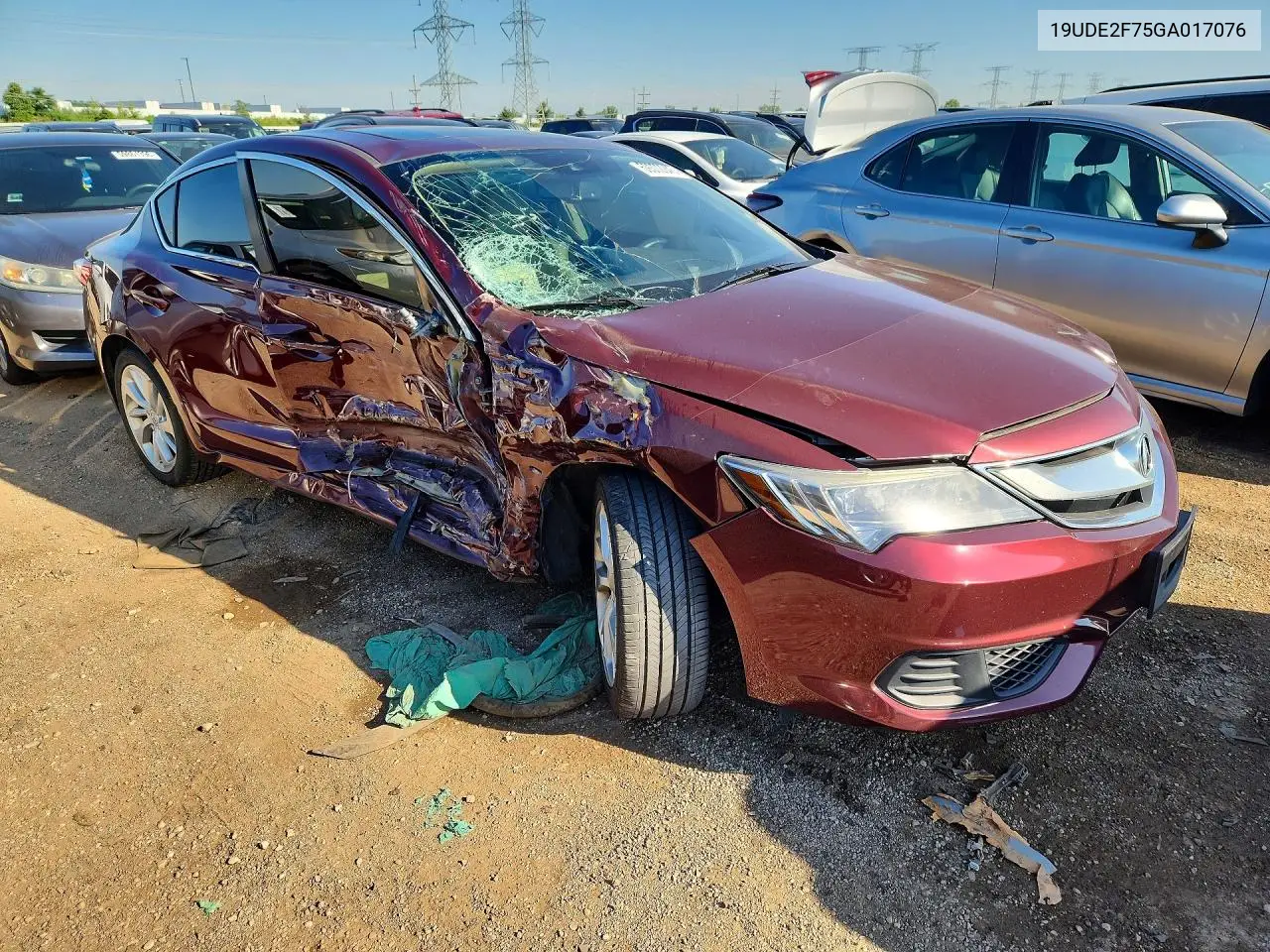 2016 Acura Ilx Premium VIN: 19UDE2F75GA017076 Lot: 59372946
