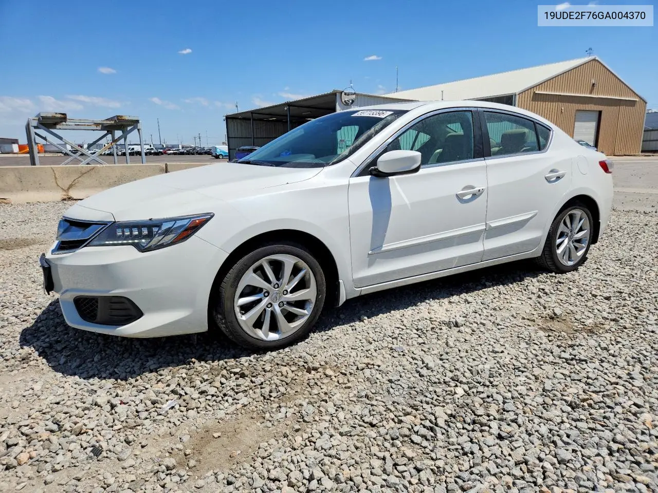 2016 Acura Ilx Premium VIN: 19UDE2F76GA004370 Lot: 59713396
